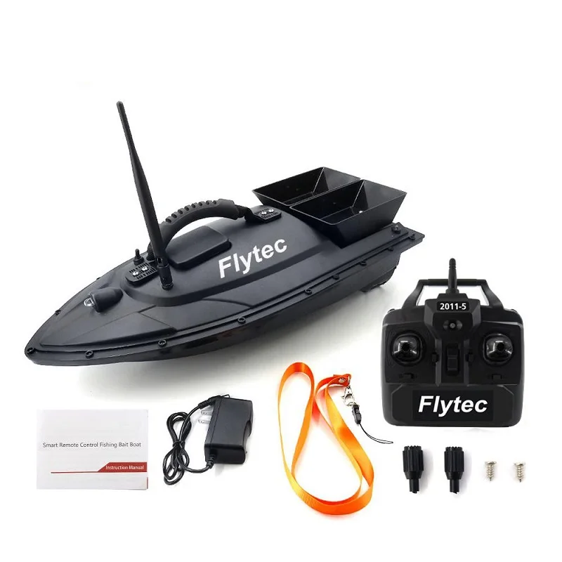 Рыболовная лодка Flytec 2011-5 поколения на радиоуправлении игрушечная с приманкой