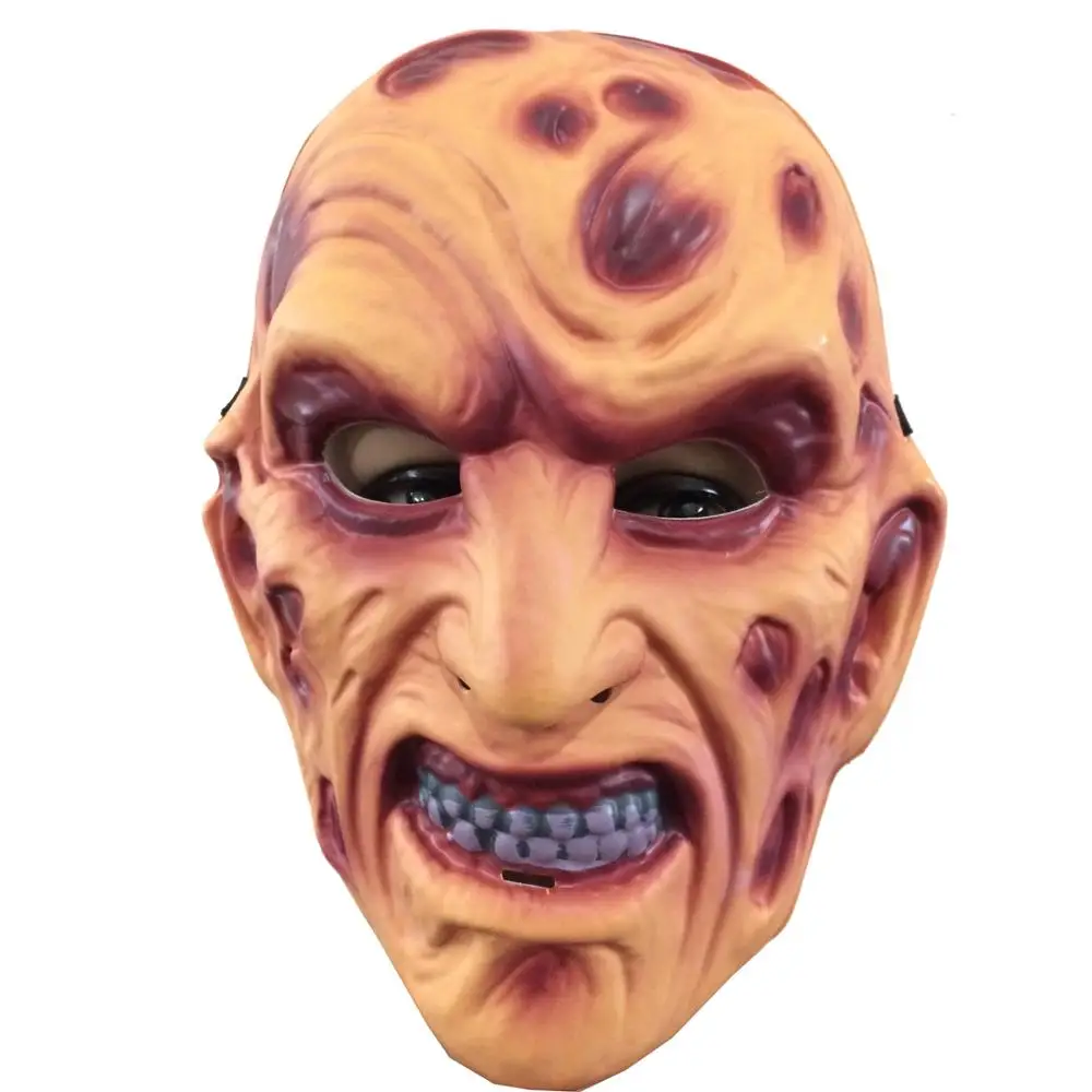ПВХ Freddy Krueger страшная Карнавальная маска на Хэллоуин Реалистичная женская с