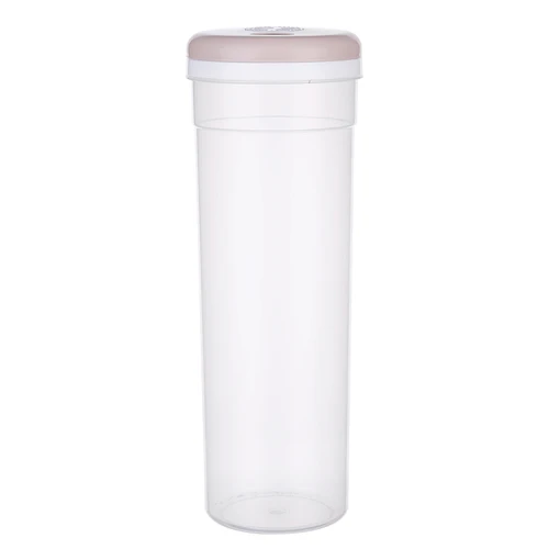 pink Household transparent food storage tanks grain storage box fresh storage sealed cans kitchen noodles box WF619914 - Цвет: pink