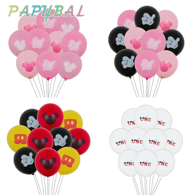 10 шт Дисней Микки Минни Маус вечерние воздушные шары воздушный шар &quotКонфетти&quot