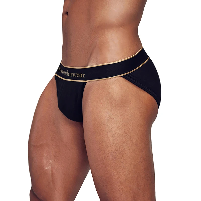 

ORLVS Sexy Man Underpants Breathable Cueca Tanga Men Briefs Underwear Cotton U Convex Gay Bikini Brief New Male Panties OR6220