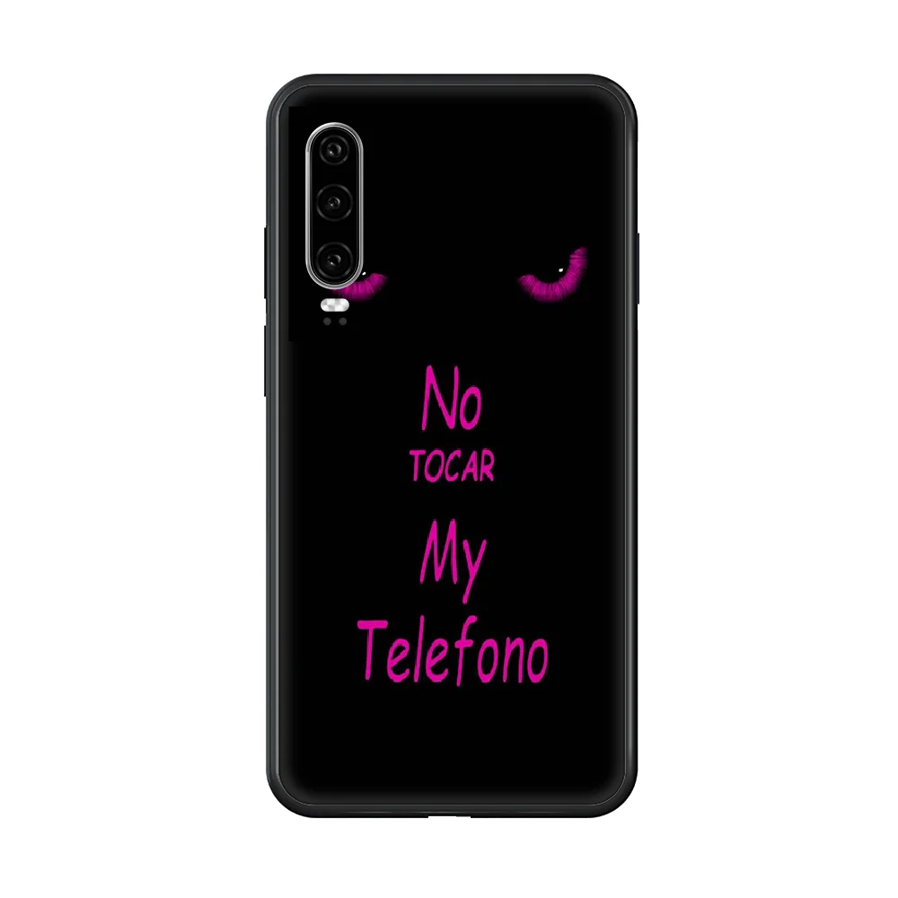 

Color painting Phone Case hull For huawei honor 7 8 9 10 20 A S X Lite Pro black Etui luxury shell soft hoesjes trend bumper