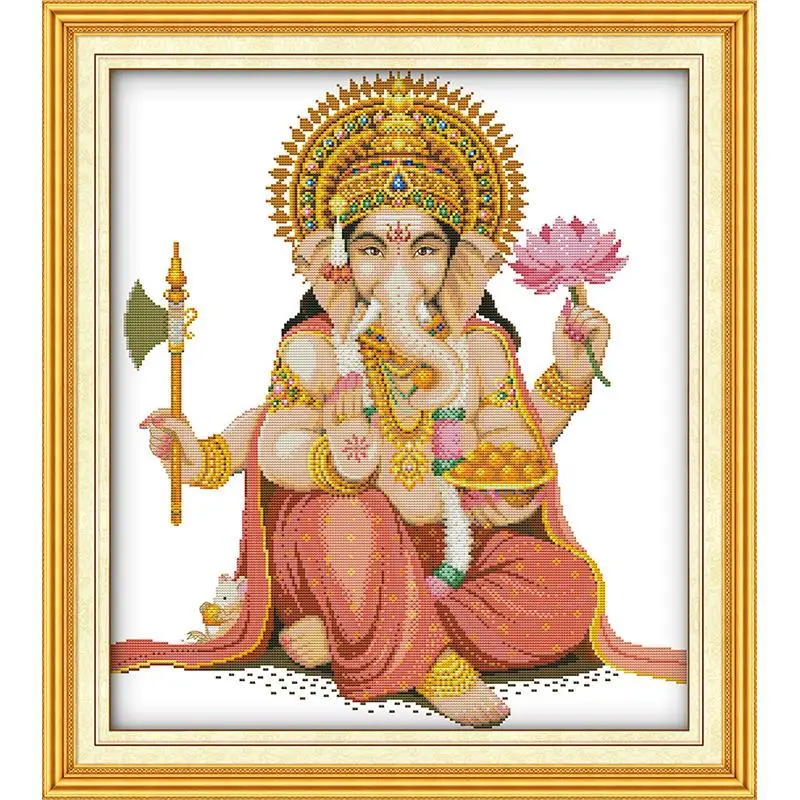 Китайская Модель вышивка крестиком наборы для рукоделия счетный рисунок холст Dmc