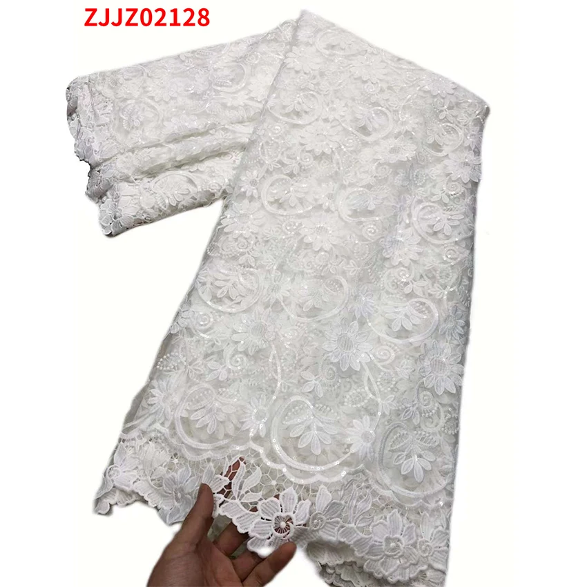 

New Arrival African Ankara Tulle Fabric Nigerian Senior Net Lace Cloth Eco-Friendly Women Sewing Clothes ZJJZ02128 B