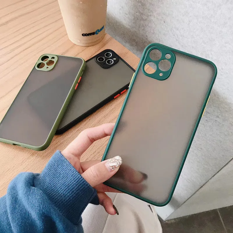 Матовый Прозрачный чехол для телефона Apple iPhone X XR XS 11 Pro Max 8 7 6S 6 Plus мягкий ТПУ