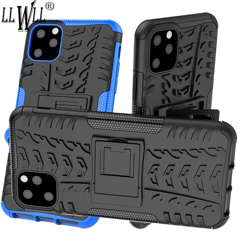 Гибридный прочный защитный чехол-подставка для iPhone 11 Pro X S XR XS Max 6 7 8 Plus