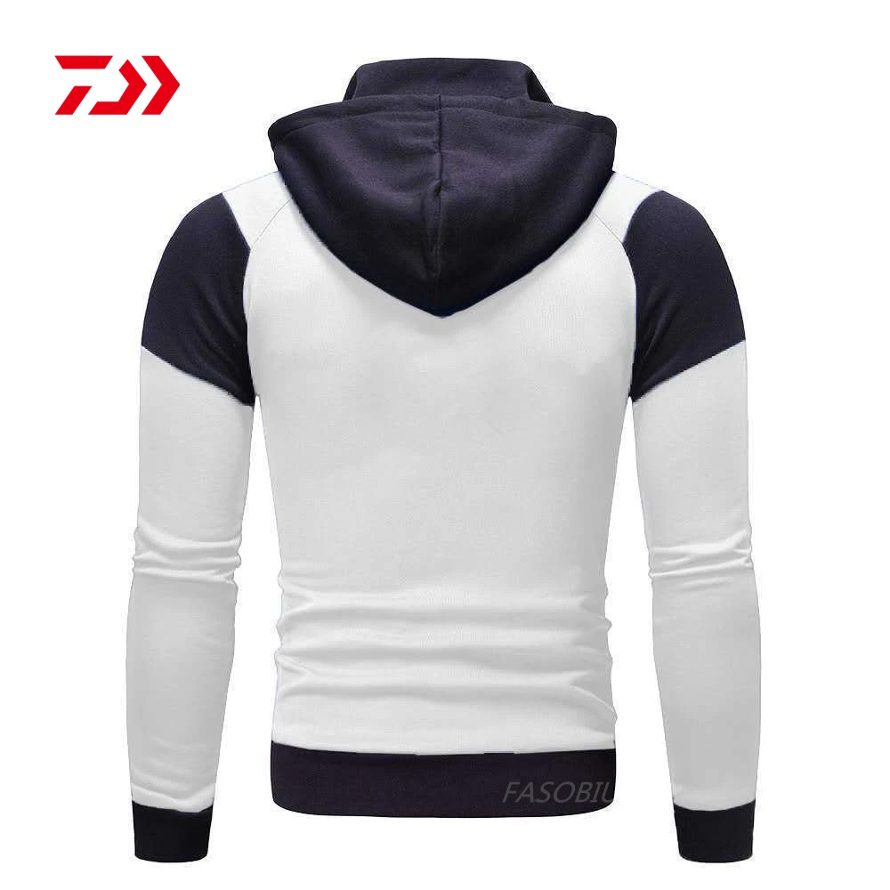 

Daiwa New Cotton Autumn Winter Long Sleeve Hooded Fishing Clothes Trend Windproof Fishing Suits Outdoor Sport Fishing Set Men's