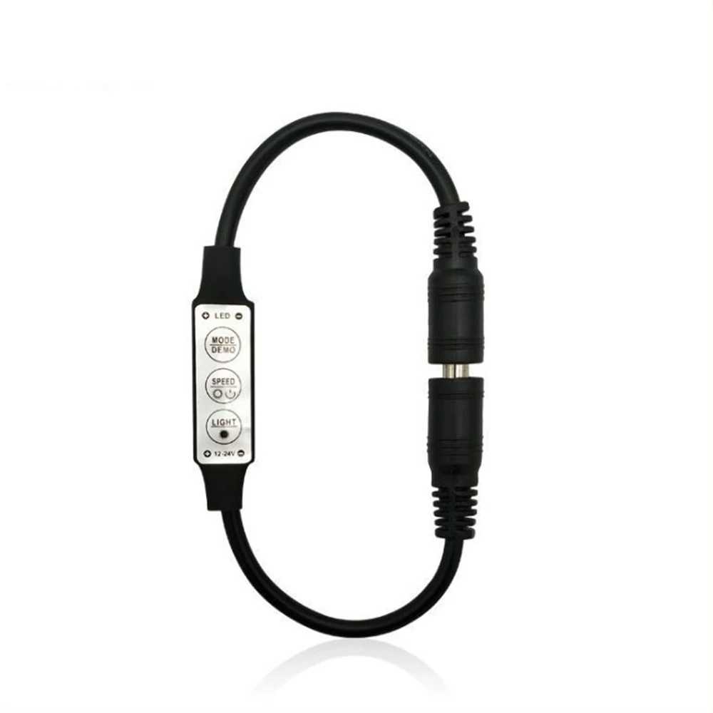 3 кнопочный Мини светодиодный монотонный контроллер света 72 Вт 6А с штекерным