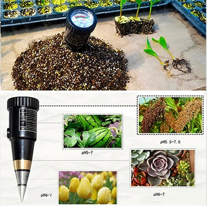 

Soil PH&Moisture Meter CE Certified Soil Temperature Humidity Sensor Electric Conductivity Soil Moisture Meter Sensor