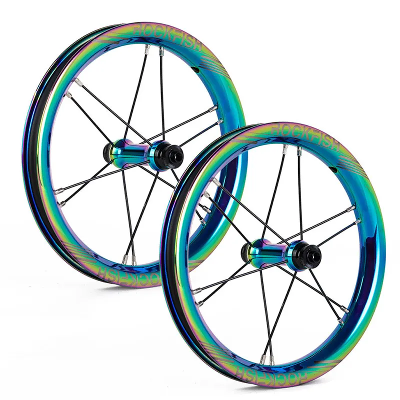 Комплект велосипедных колес с покрытием Rockfish R8 12 дюймов 280 граммов|Велосипедное