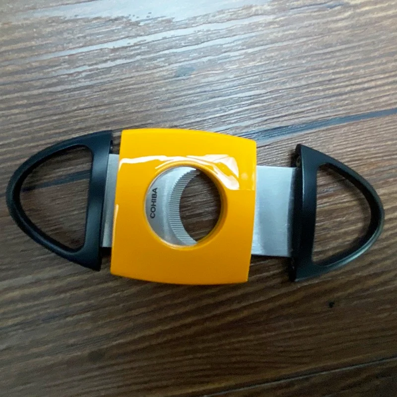 

COHIBA Cigar Lighter Cutter Windproof Torch 3 Jet Flame Cigar Accessories Set Butane Gas Metal Lighters with Cigar Punch