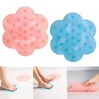 Массажная подушка для горячей ванны, силиконовая присоска, искусственная Нескользящая подушка для мытья ног и спины TI99