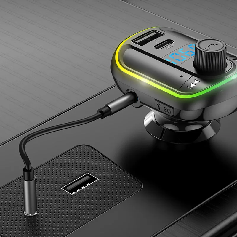 Автомобильный Bluetooth-модулятор громкой связи 5 0 Fm-передатчик автомобильный