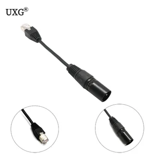 Malloom 15 см кабель адаптер RJ45 XLR 3 Pin типа папа по SIRS-E DMX-CON контроллер падение