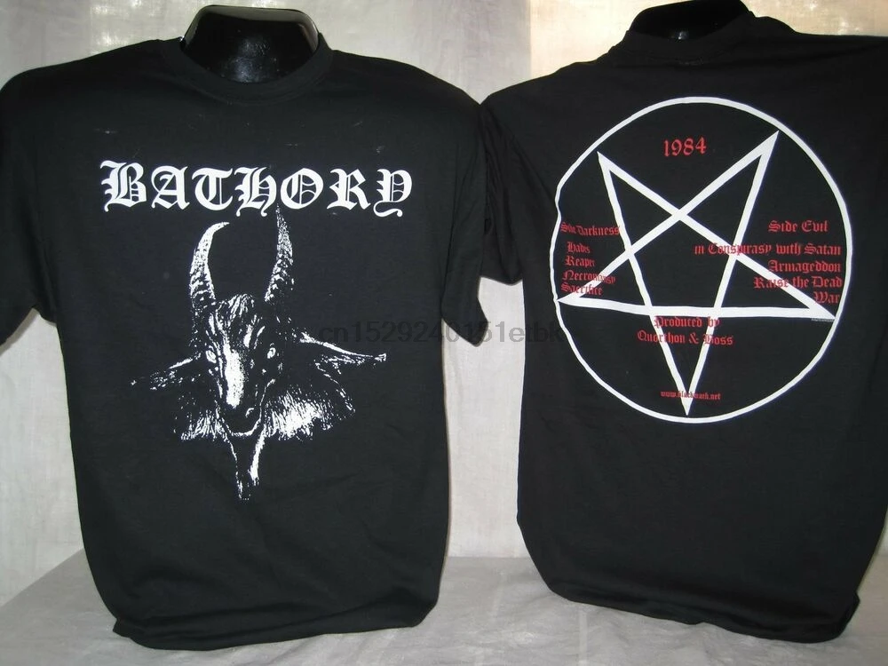 Футболка Bathory футболка Quorthon музыкальная одежда из тяжелых металлов новинка 1022 |
