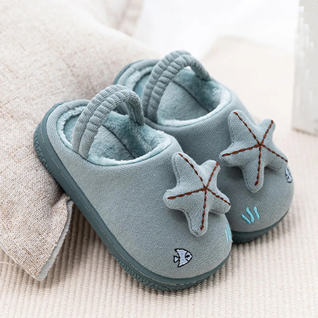 От 1 до 4 лет обувь для малышей Весенне осенние тапочки маленьких детей