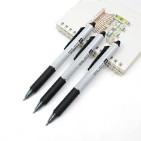 press gel pen 0 5mm black ink high quality gel ink pens office school writing supplies business pens promotional 3pcslot