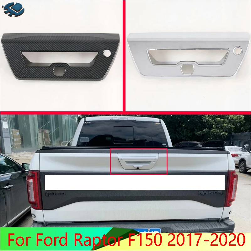 

For Ford Raptor F150 2017-2020 Car Accessories Rear Trunk Tailgate Door Handle Bowl Catch Cover Trim Molding Garnish