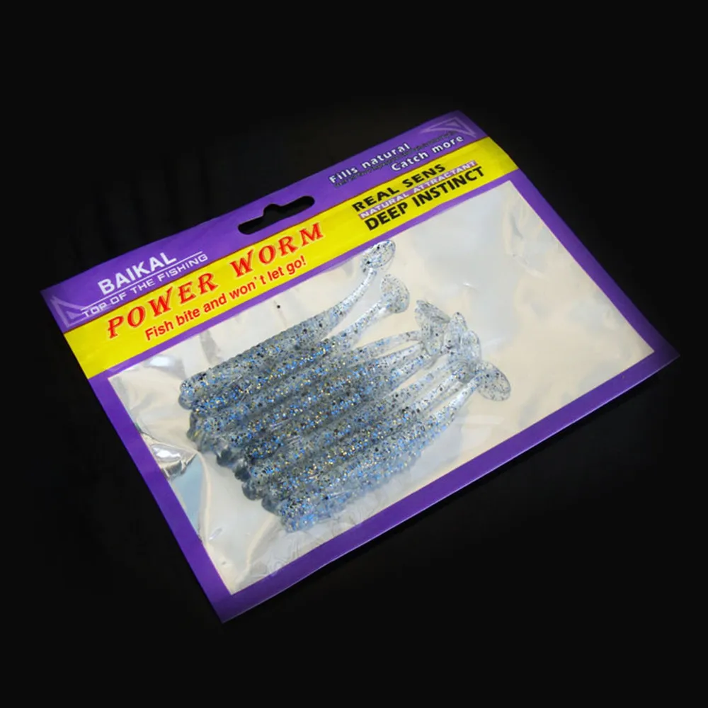 New Vivid Soft Lures 8pcs/lot Artificial Loach Fishing Bait Swimbait Worm Tackle Dropship Z0830 | Спорт и развлечения