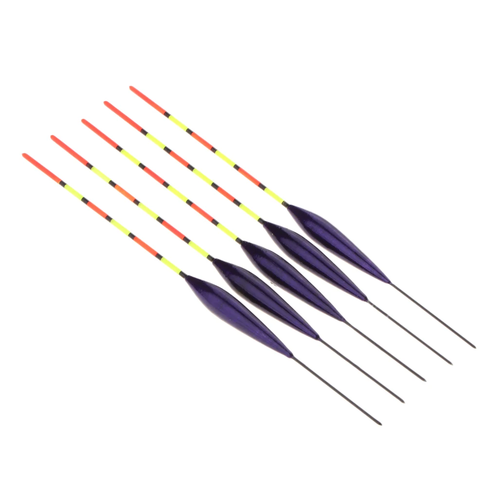 5 шт. пластиковые деревянные поплавки для рыбалки в соленой воде |