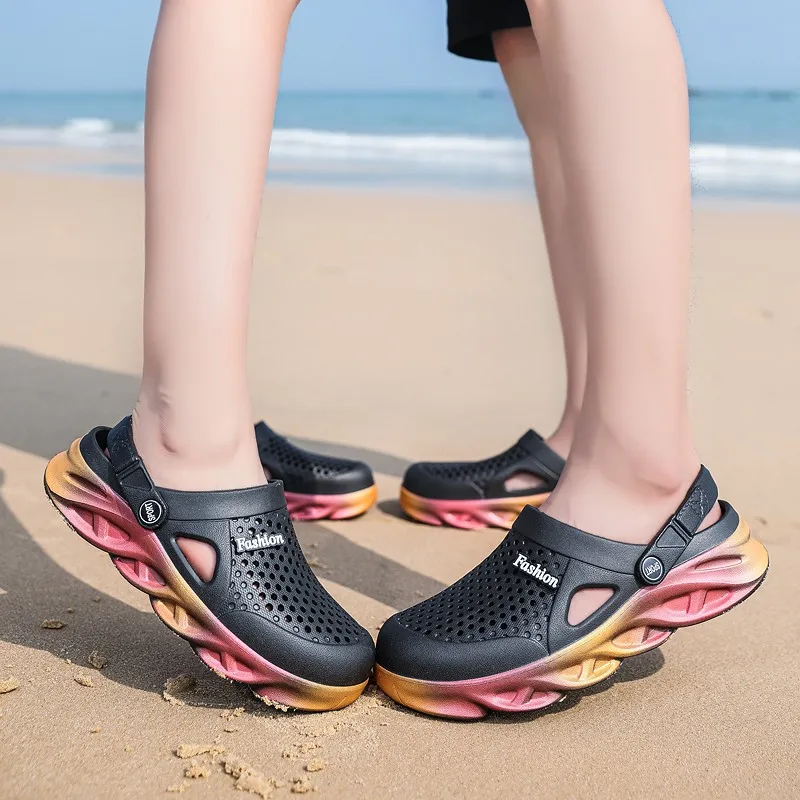 

New EVA Shoes Slip-on Sandals Men Breath Flip Flops Summer Outdoor Beach Sandals Casual Slippers Water Sandalias Clogs Sandals