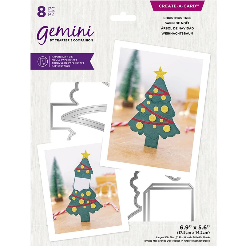 

2021 AliliArts металлические Вырубные штампы Рождественская елка Сделай Сам Скрапбукинг Фотоальбом декоративное тиснение бумажная карточка рем...