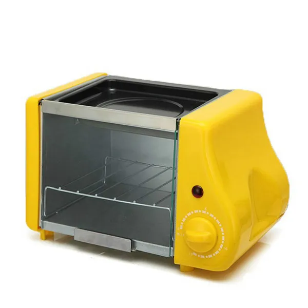 2 в 1 Мини электрическая фотопечь для жарки гриля жареных яиц омлета сковорода