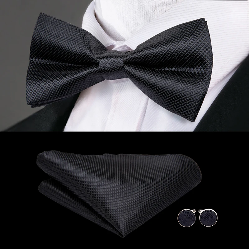 LH-0772 BD-3031 Hi-Tie роскошный бренд шелковый Взрослый мужской галстук-бабочка подтяжки синее платье на подтяжках с цветами Кожа Металл 6 зажимы Подвески подтяжки - Цвет: LH-0772