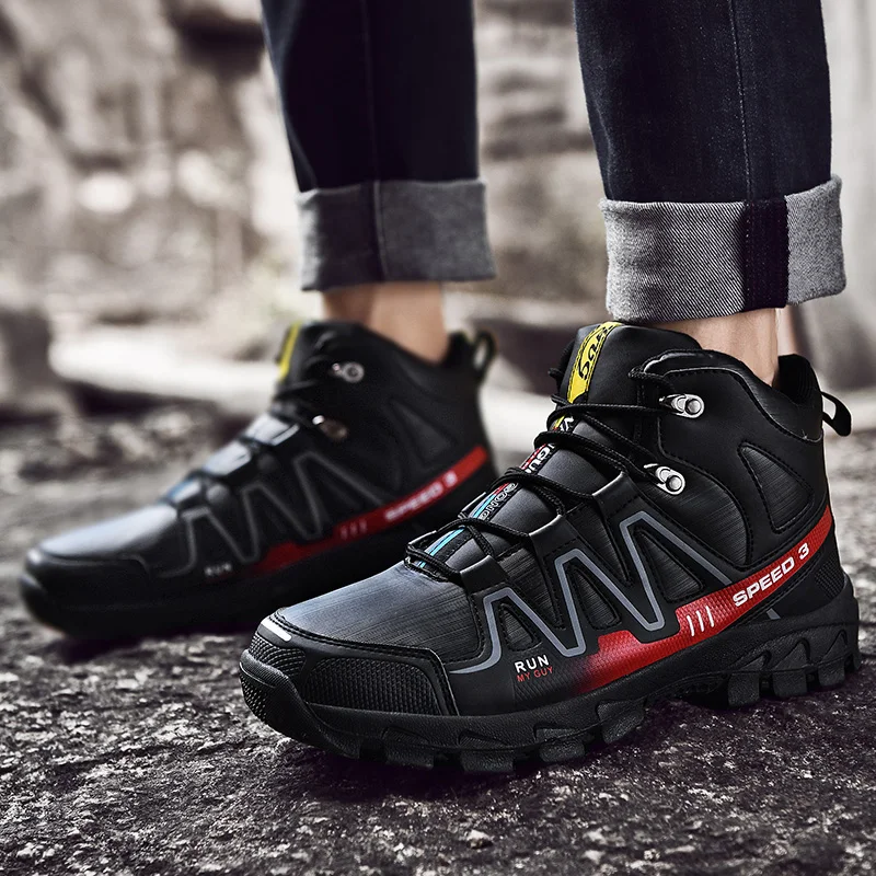 Sports Shoes New Winter Increased Antiskid Running Fashion Mountaineering Large Size Men's | Обувь