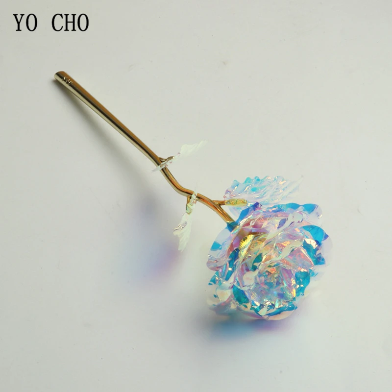 

Искусственная золотая роза YO CHO