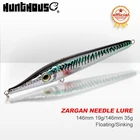 Иглы приманки новые карандашные приманки Поппер приманки карандаши плавающие stickbaits LW122 для zargana Щука topwater bluefish leurre