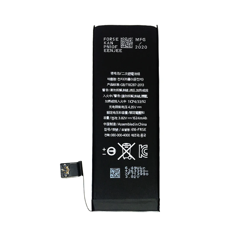 Оригинальный аккумулятор EENJEE для сотового телефона ИС 10 шт. Iphone SE 1624 мАч запасная