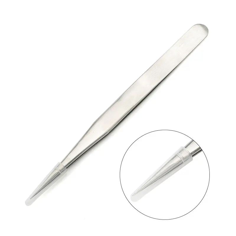 Пинцеты из нержавеющей стали изогнутые и прямые инструменты для ремонта