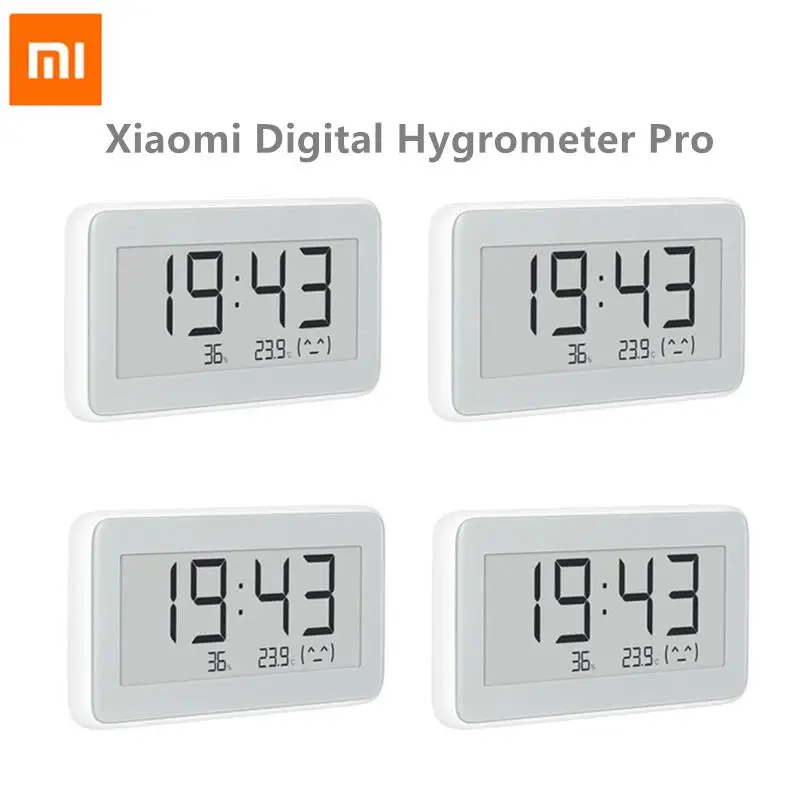 Беспроводные цифровые часы Xiaomi Mijia BT4.0 умные для помещения и улицы гидрометр
