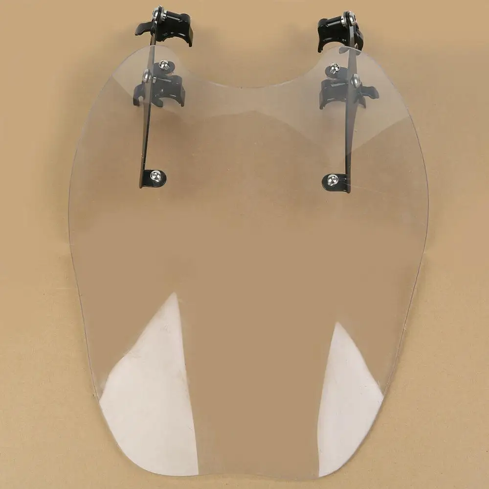 Мотоциклетный 19 &quotпрозрачный ветровой экран 39 мм быстросъемные зажимы для