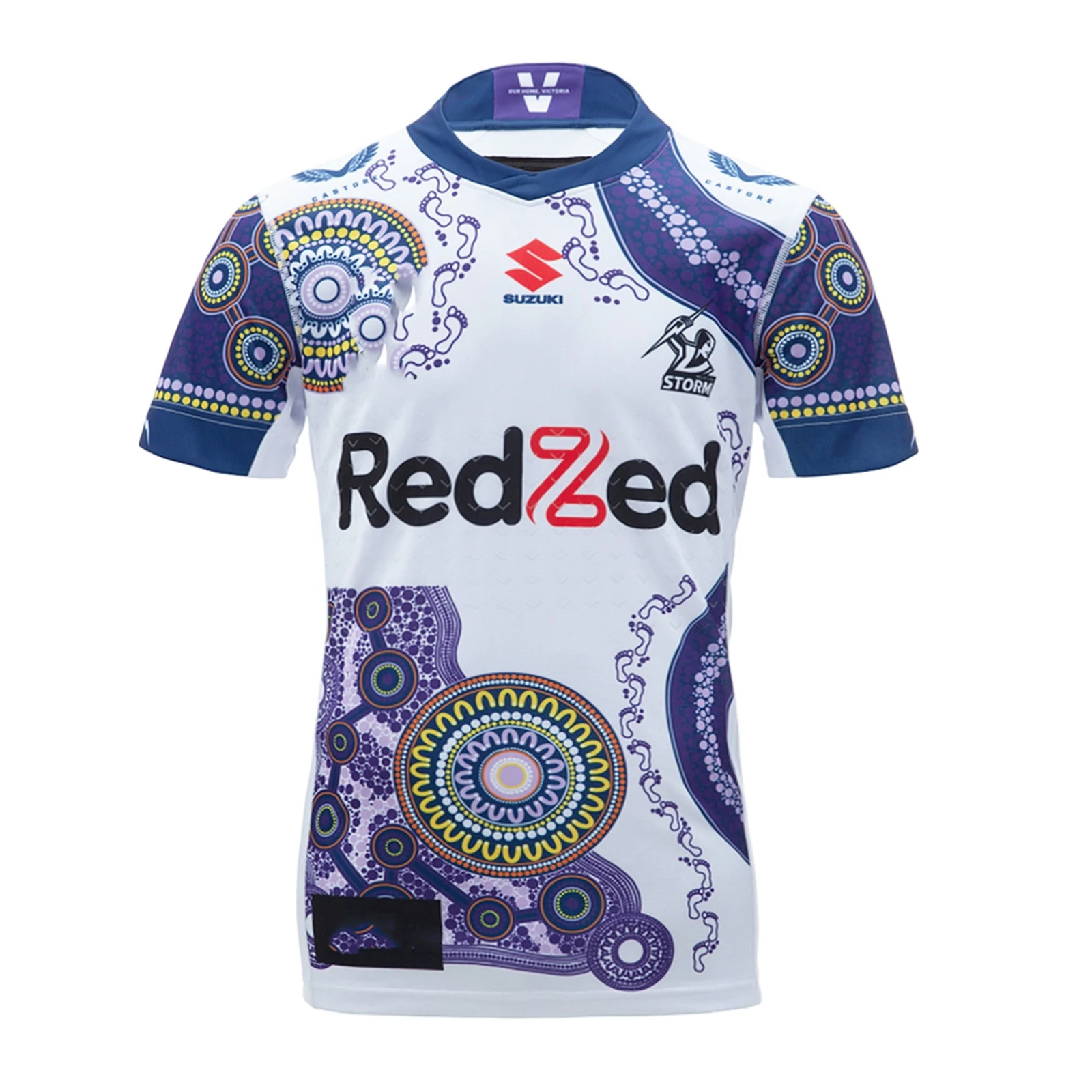 

2021 Melbourne Storm 2021 Castore Mens Indigenous Jersey Rugby Sport Shirt S-5XL