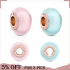 2021 День матери серебряные бусины 925 пробы Матовый Синий Розовый Шарм из муранского стекла, подходят к оригиналу Pandora, браслет для женщин, ювелирное изделие, подарок