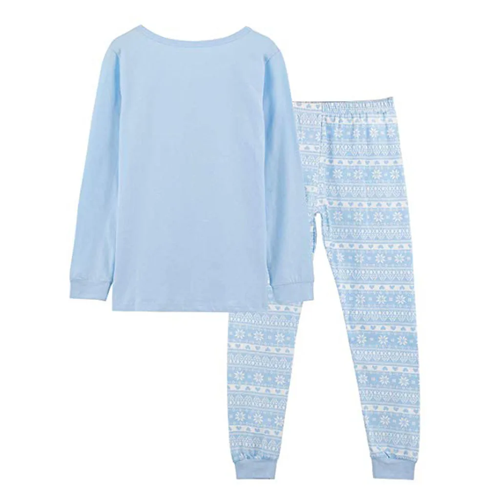 Осенне зимняя детская одежда для сна Детский Рождественский пуловер с надписью