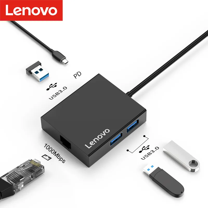 lenovo usb 3 1 type c hub to hdmi adapter 4k thunderbolt 3 usb c hub with hub 3 0 tf sd reader slot pd for lenovo thinkpad free global shipping