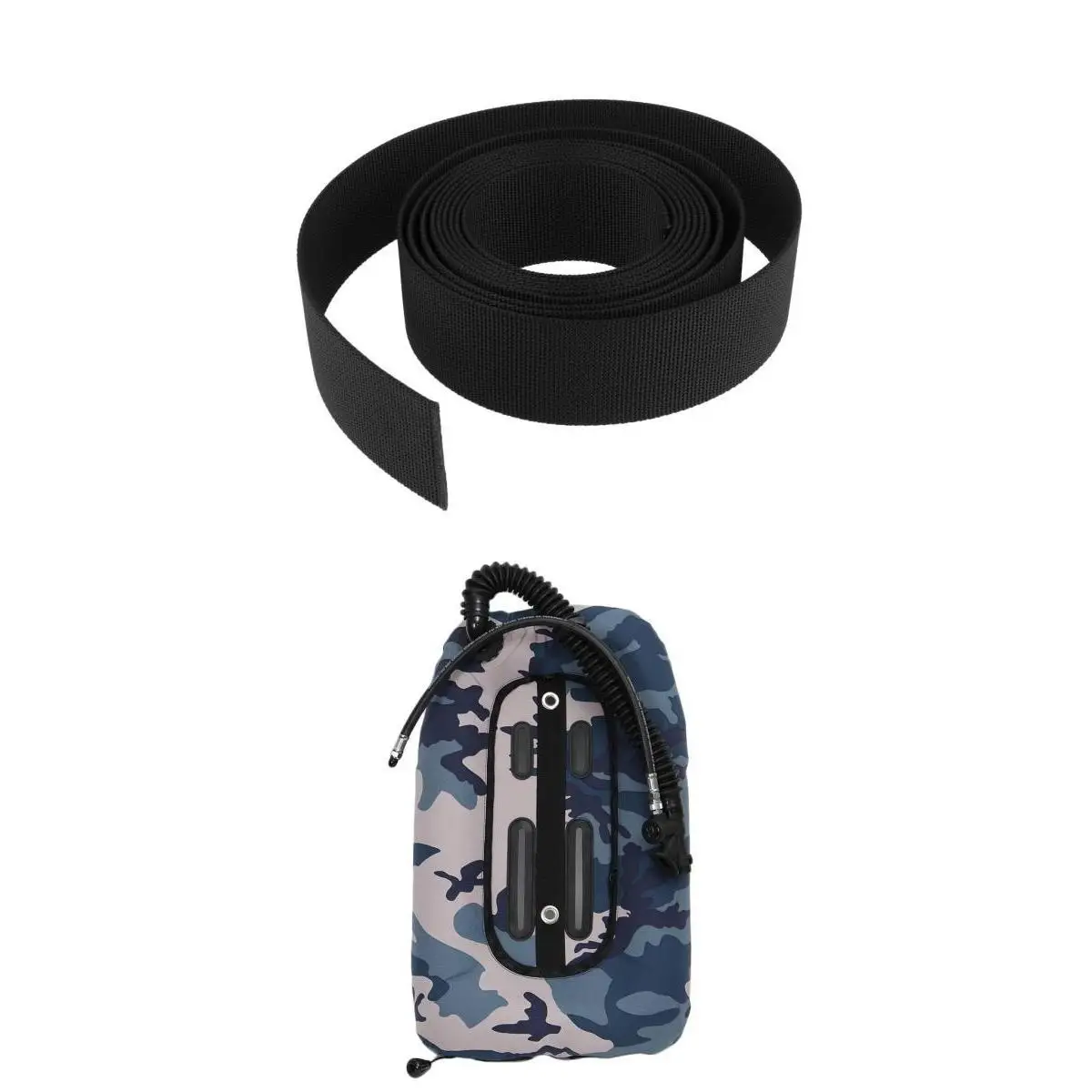 

Scuba Diving BCD Tech Diving Donut Wing Single Tank 18lbs with Weight Belt