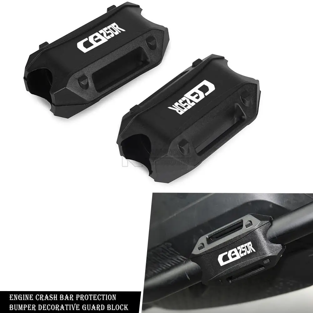 

CB250R Motorcycle Engine Crash Bar Protection Bumper Decorative Guard Block 25mm For Honda CB250R CB 250R CB250 R Universal Part