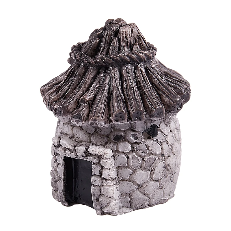 Мини DIY кукольный домик Миниатюрный коттедж Террариум Сказочный Садовый Гном мох