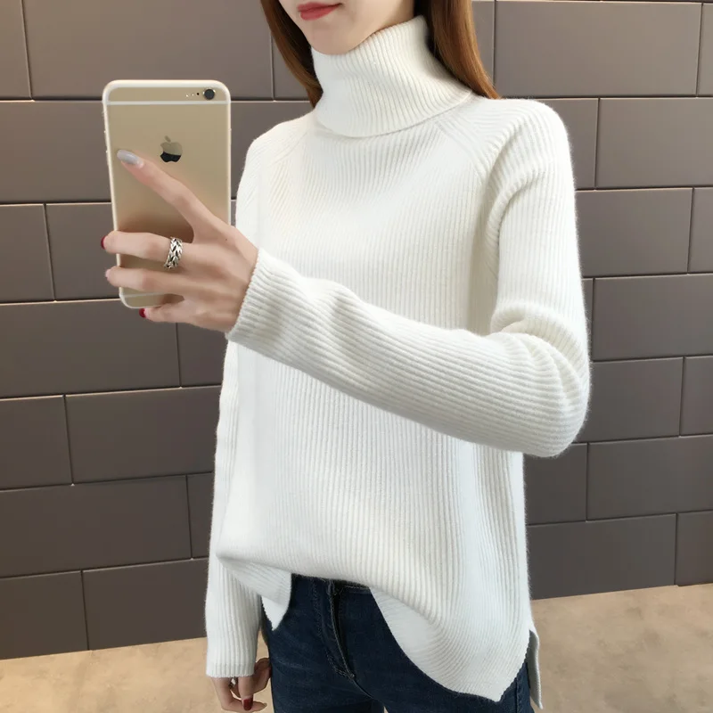 GRUIICEEN модный толстый свитер с высоким воротом для женщин 2019 зимний Корейский