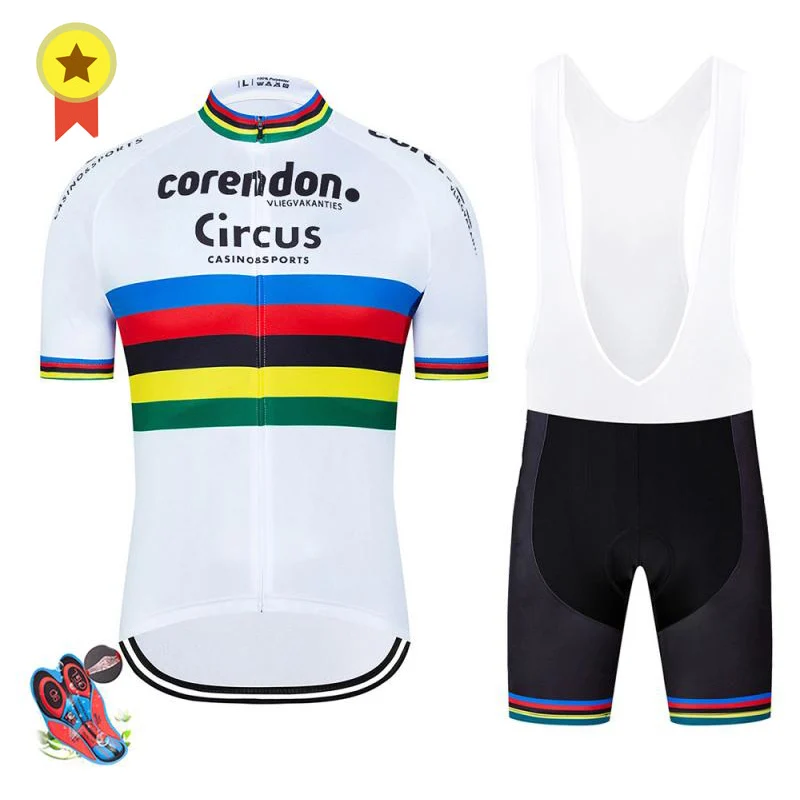 Велосипедный комплект из джерси 2020 Pro командная колендовая цирковая