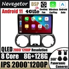 Автомагнитола 2 DIN для Jeep Wrangler 3 JK, 2011-2018, 10,1 дюйма, Bluetooth, Carplay, мультимедиа, видео, GPS-навигация, 4G, Wi-Fi