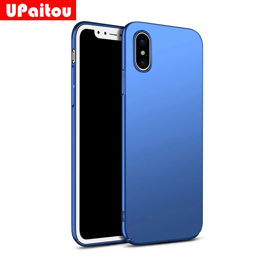 Чехол UPaitou для Apple iPhone X/10 ультра тонкий оригинальный Жесткий ПК чехлы телефонов 10 5
