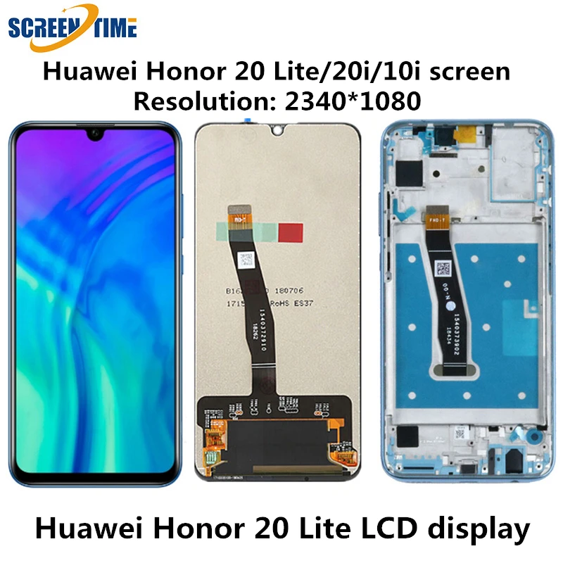Сменный сенсорный ЖК экран подходит для Huawei Honor 20 Lite/10i/20i|Экраны мобильных