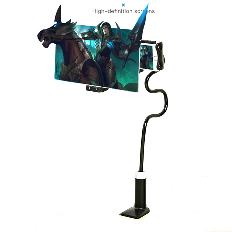 

8 Inch 3D Mobile Phone Screen Magnifier HD Video Amplifier Stand Bracket with Movie Game Magnifying Folding Phone Desk Holder