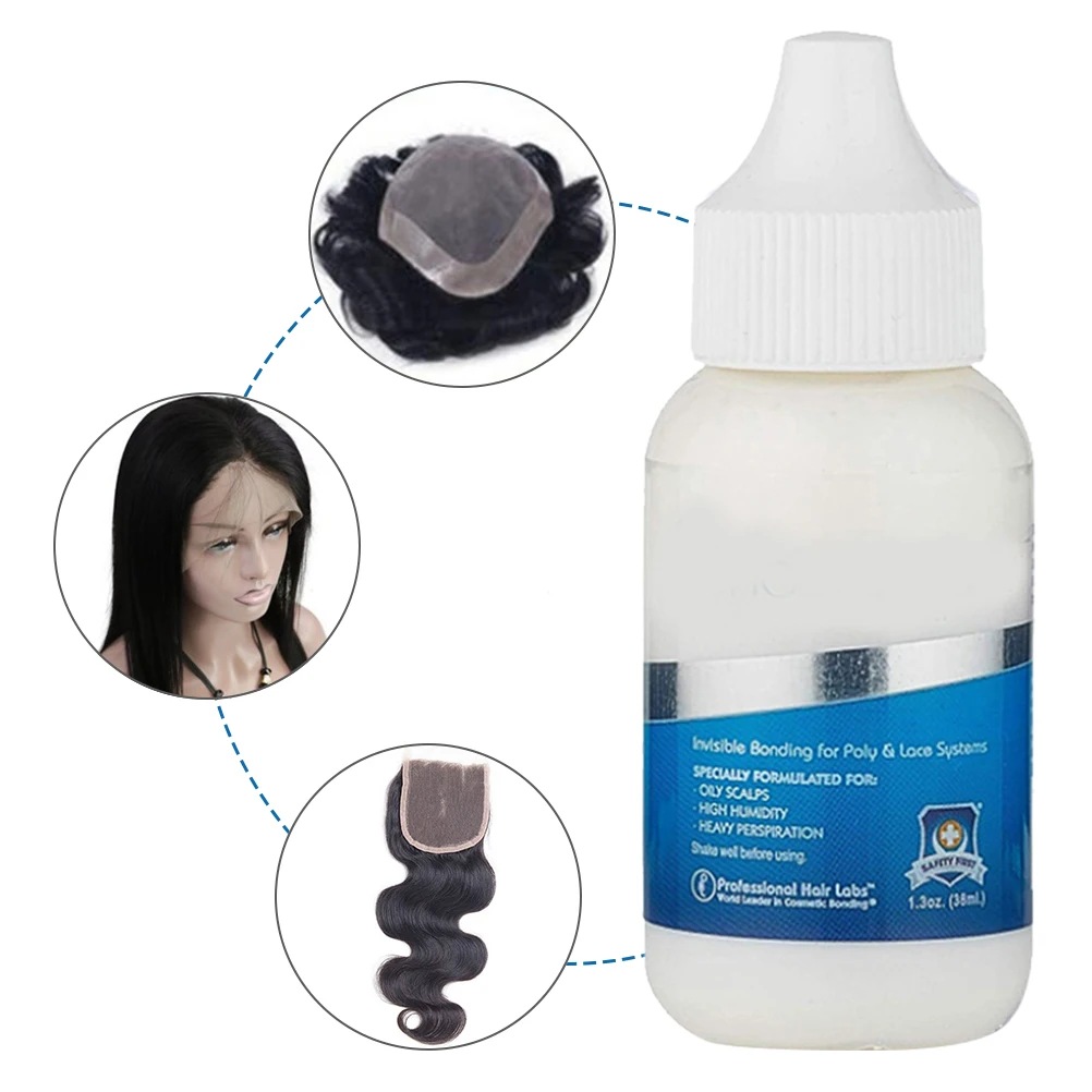 38 мл кружевной парик клей маслостойкий для волос фронтального парика накладной