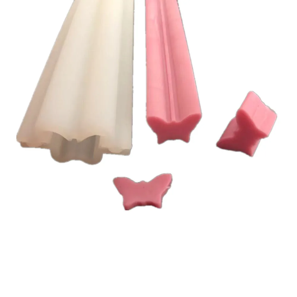 

Long Strip Butterfly Patterns Soap Silicone Mold for DIY Handmade Candle Chocolate Soap Hand Gift Making Lace Cake Decoration